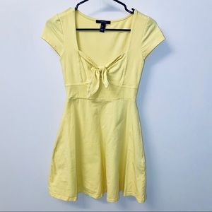 Forever 21 dress with bow sweetheart neckline
